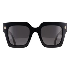 Fendi Sunglasses FE40101I Fendi Roma 01A Shiny Black  Smoke Gray
