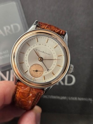 DANIEL JEAN RICHARD SWISS AUTOMATIC REF.21001 GOLD BEZEL DATE AND SECOND