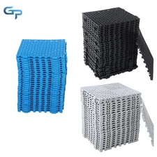 12" x 12" PVC Interlocking Drainage Floor Tiles For Restroom Bathroom Kitchen