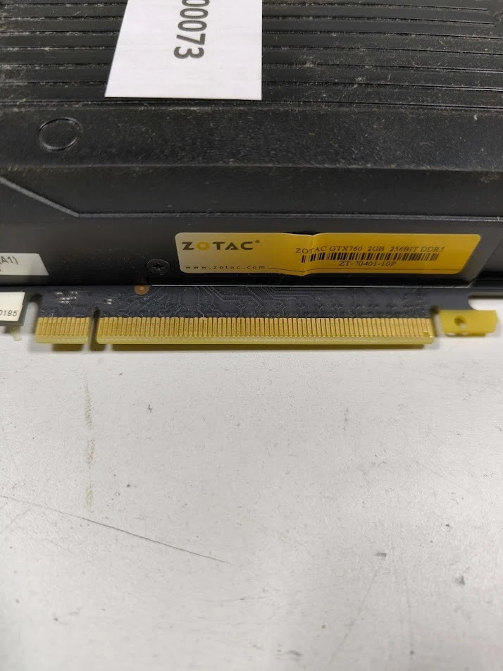 ZOTAC GeForce GTX 760 Graphics Card - Used, Working, Cosmetic Wear - Image 4 of 4