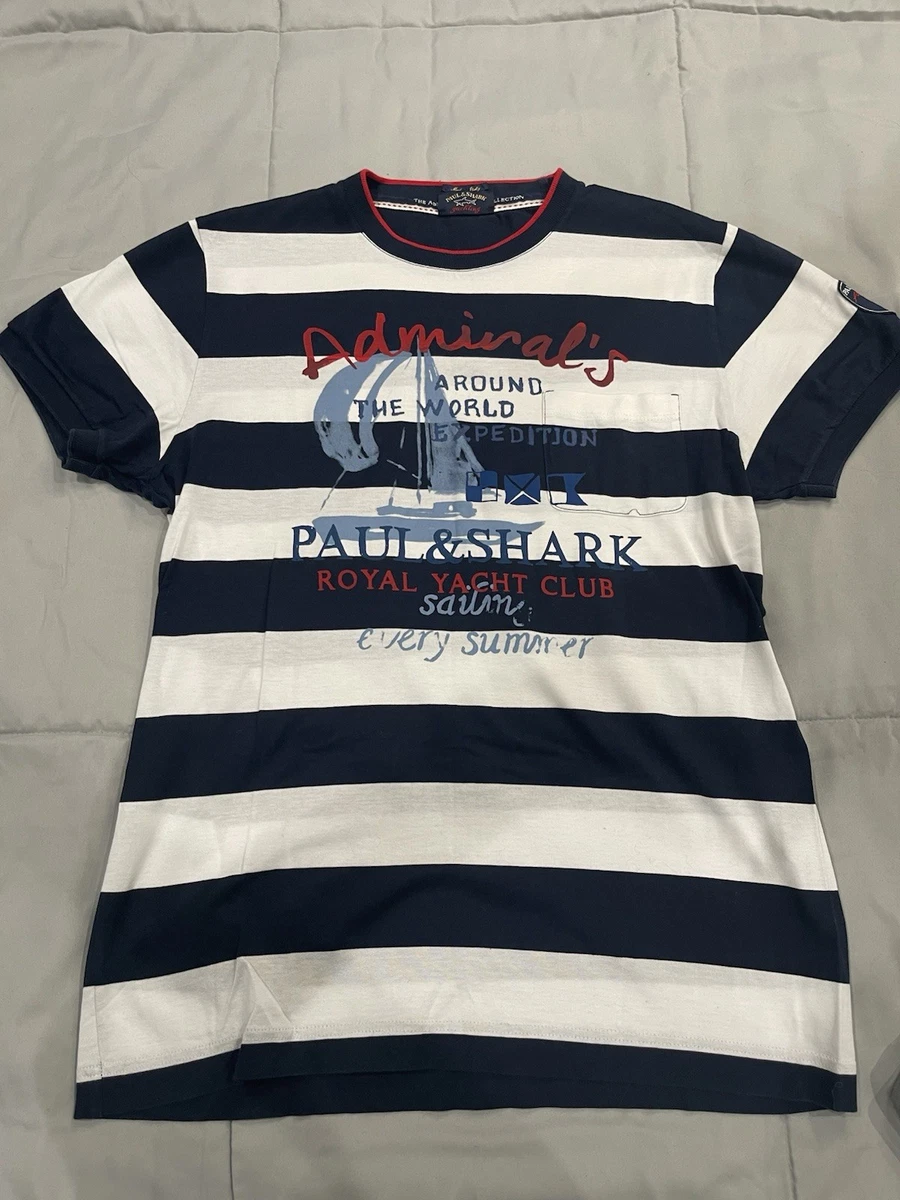 T-shirt Paul & Shark Yatching Club - Blanc - Taille XL - Neuf Avec Défaut