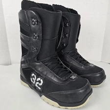 ThirtyTwo Exus Snowboard Boots, Men's Size 11.5, Black With White Numbers