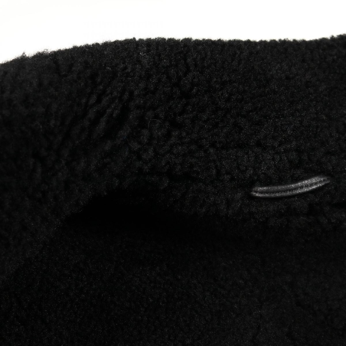 Acne Studios Ian Shearling Leather Jacket Black Outerwear image 10