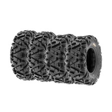 SunF Power.I ATV Tires UTV All Terrain Tires 25x8-12 Front  25x10-12 Rear 6 ...