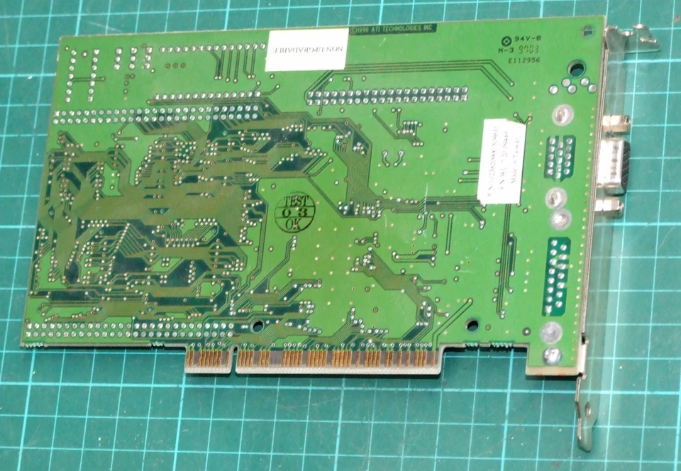 ATi Rage II 3D Mach 64 GT PCI VGA card 109-38200-00 - Image 3 of 4