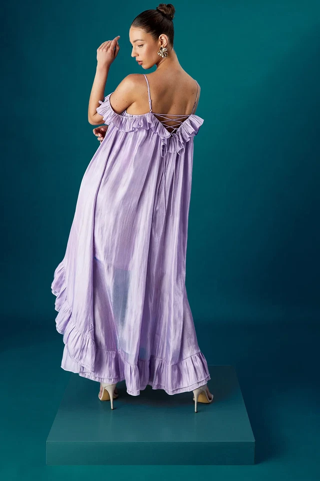 Coast Lilac Maxi Dress Womens Occasion Dresses - Image 3 of 4
