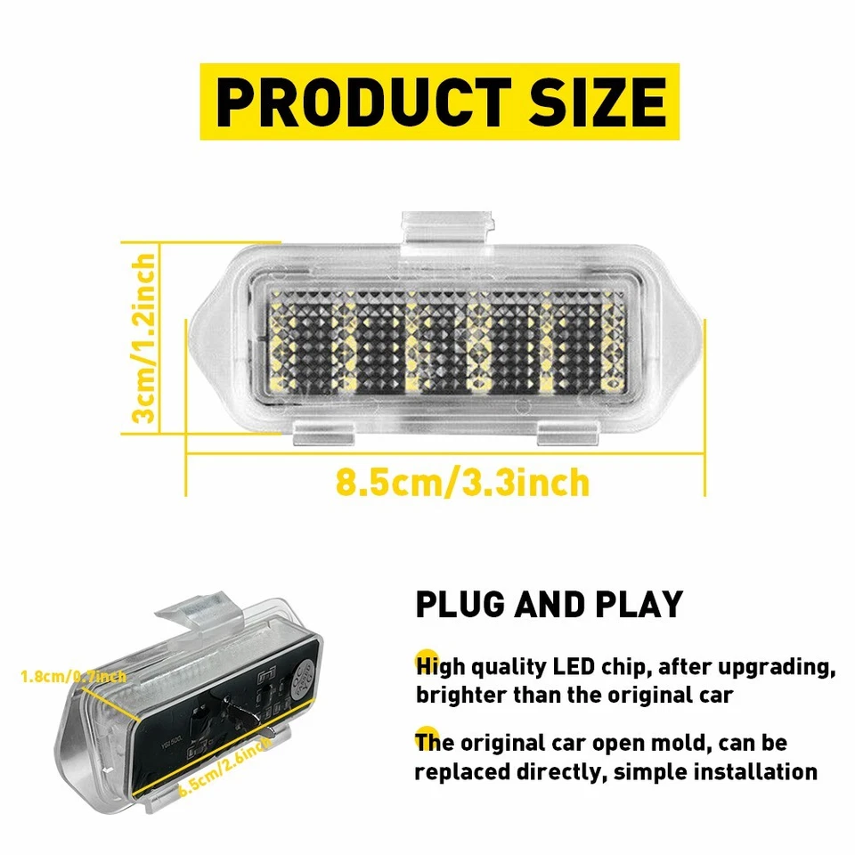 Luces LED de charco de espejo lateral para GMC Sierra 1500 2500 3500/1500 HD 2003-2006 Foto 2 de 4