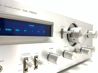 PIONEER SA-7800 Stereo Amplifier 65+65W RMS Vintage 1979 Blue LINE