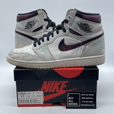 Size 11 Air Jordan Retro SB High NYC to Paris Black Leather