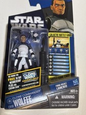 Star Wars Clone Wars  Clone Commander Wolffe CW48  Hasbro Figure  2011  NEW