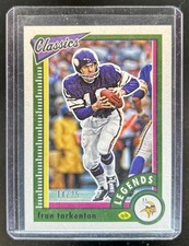 2022 Panini Classics Fran Tarkenton Blank Back #/25 Jaguars