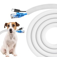 Cord Protectors from Pets No Chew, 10ft - 3/8 inch Ultra Durable Cord Covers ...