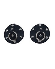 Rouge Garments Ltd Studded Black Nipple Covers RSNC1183