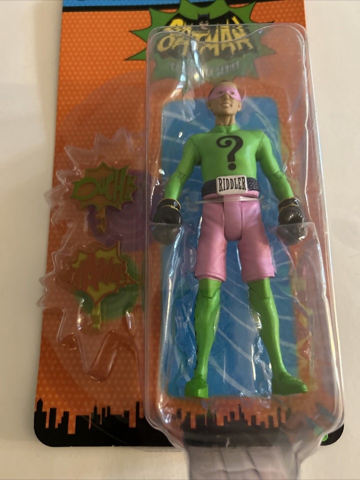 DC THE RIDDLER Batman Classic 1966 TV Series McFarlane Boxing Action ...