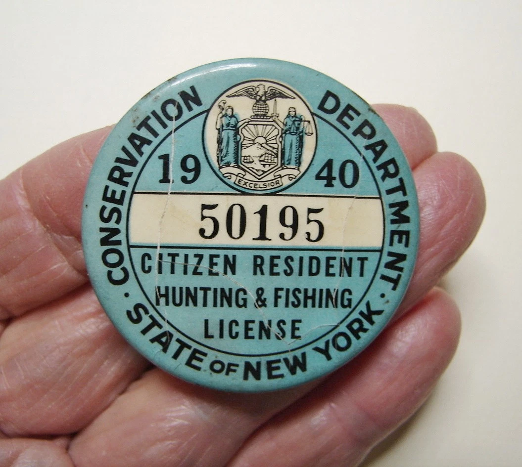 Pin's Pêche Pennsylvanie 1953 Pin's Permis De Pêche Touristique Pennsylvanie 1953 - 5 Jours Non-résident Pins Montre