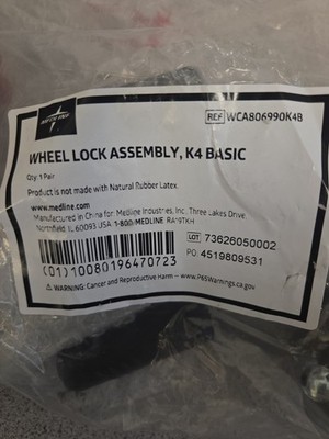 Wheel Chair Wheel Lock Assembly K4 Basic Replacement Part (Pair)