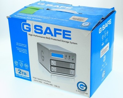 G-Technology G SAFE RAID-1 Hot Swappable External HDD 3 x 1TB HDD With Trays -EC