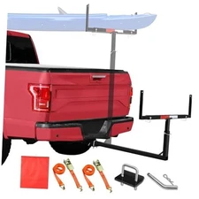 JY PERFORMANCE Truck Bed Extender, Pickup Truck Bed Extender Hitch Mount, 2 in 
