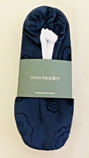 Vera Bradley Cozy Life woman's Slippers "Peacoat Bubbly Flowers" Size M 7/8 New
