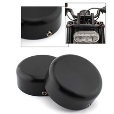 Black Front Fork Cover Caps for Harley Sportster S 1250 RH1250 S 2021-2023