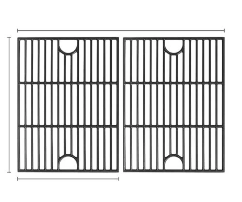 17inch Grill Grates for Nexgrill 4 Burner 720-0830H 720-0783E 5 Burner 720-0888N - Image 4 of 4