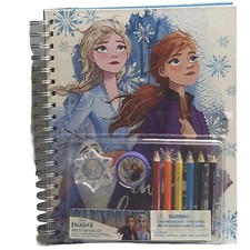 Innovative Design Disney Frozen 2 Sketchbook Set W/ Colored Pencils  Sharpener