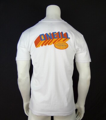 NEW O NEILL SURFING TEAM WHITE MODER FIT MENS Size Medium  T SHIRT RONEL-172