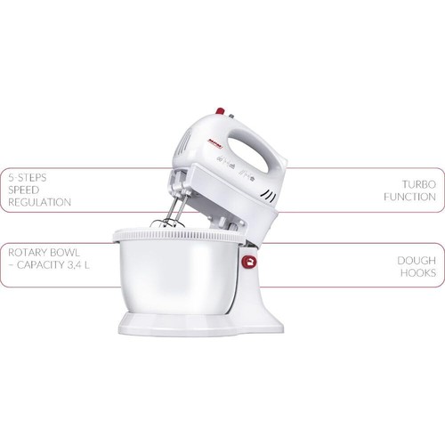 MMR-22Z Teigknetmaschine mit 2 Rotierender Schüssel aus 3 L BPA frei Knetmasc... - Bild 7 von 7