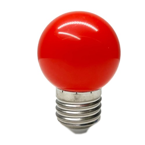 Colored LED Light Bulbs G45 E27 B22 Red Yellow Blue Green White Decor 110V 220V - Picture 7 of 29