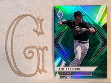 Tim Anderson, White Sox/Angels, 2021 Panini Phoenix Green Parallel #'d/75 #12🇬