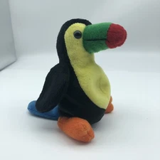 Zangeen Tropical Bird Plush Bean Huggable Honeys stuffed toy 