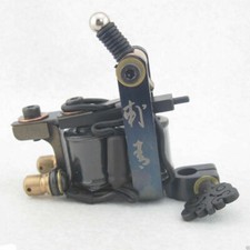 One Custom Top Professional Cast Iron Luo's Tattoo Machine Gun Supply CIQING