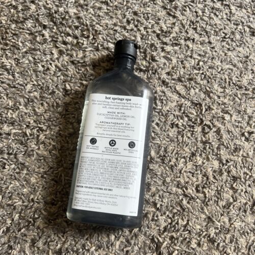 Bath & Body Works HOT SPRINGS SPA Body Wash Foam Bath 10 oz NEW Aromatherapy - Picture 2 of 2