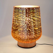 3D GLASS TABLE Desk LAMP Bedroom Party Restaurant Decor Gift Desk Lamp CL001