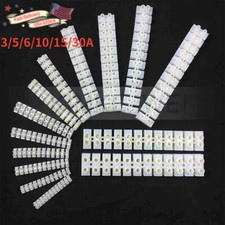 5/10PCS 12P 3/5/6/10/15/30A Dual Row Terminal Strip Screw Terminal Barrier Block