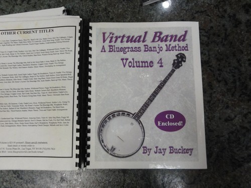 Virtual Band Banjo 4 Books and 5 CDS Bluegrass Banjo Method - Foto 15 di 21