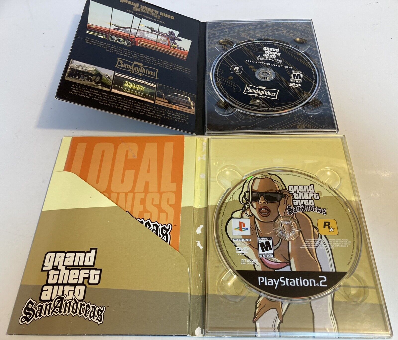 3 Quadros Decorativos Gta 3 Vice City e San Andreas Ps2 A3