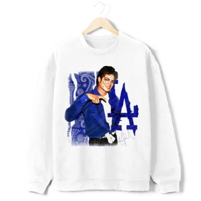 Michael Jackson Gang LA Los Angeles Blue Bandana Snoop Dogg 90's Sweatshirt