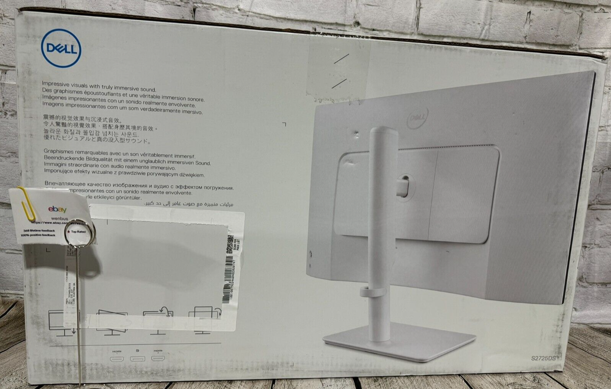 Dell S2725DS Monitor - 27 Inch, QHD (2560x1440) Display Dell S2725DS Monitor - 27 Inch, QHD (2560x1440) Display