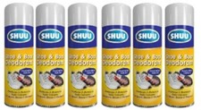 6 x 250ML Shoe & Boot Deodorant Spray Smell Remover for Foot Neutralizes Odor