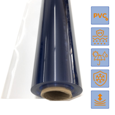 PVC Folie transparent glasklar 137cm breit Bootsverdeck Cabrio UV beständig