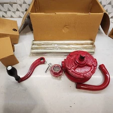 Prolube Hand Rotary Barrel Pump - Red Item # 48552509.  New In Box