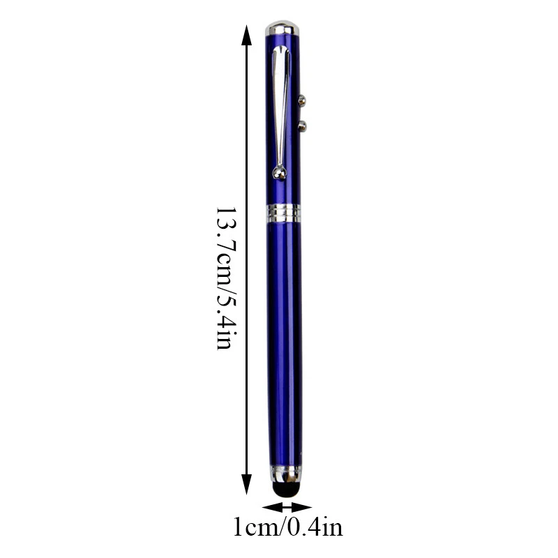 Puntero Láser 4 en 1 Linterna LED Pantalla Táctil Lápiz Bolígrafo Oficina Bolígrafo Foto 4 de 4