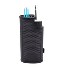 Shinny Triple Jet Torch Lighter Adjustable Windproof Butane Refillable Puncher K