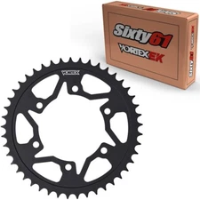 Hayabusa Rear Sprocket 1999-2007 Vortex 530 40-43, 48 Teeth Black Steel Suzuki