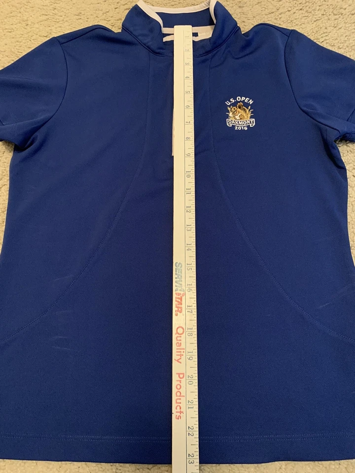 EP Pro Tour Tech U.S. Open 2016 Oakmont Women's Golf Polo Shirt Size M Foto 4 de 4