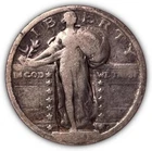 1921 Standing Liberty Quarter Fine F Coin #8467