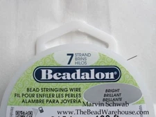 7 Strand Beadalon Beading Wire 100 foot spools Choose Diameter Free Shipping