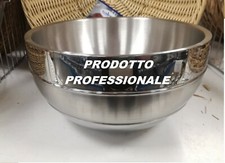 BACINELLA TERMICA DOPPIA PASTICCERIA CUCINA CHEF INOX SEMISFERICA PROF 6 2024