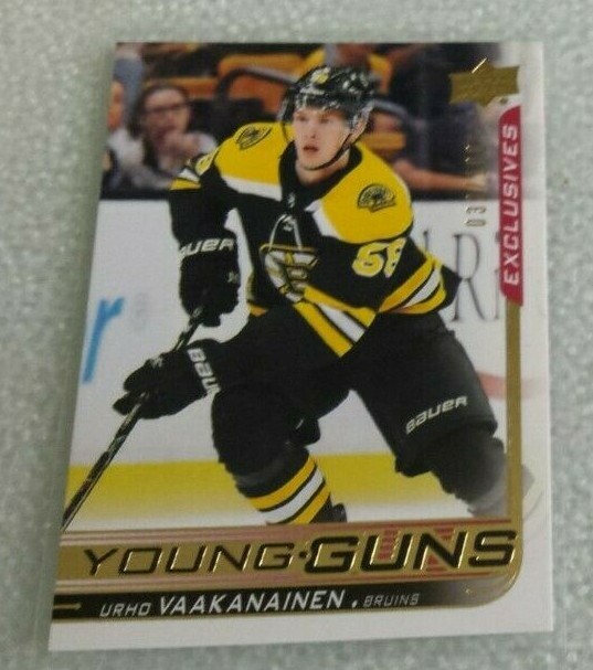 URHO VAAKANAINEN 2018-19 Upper Deck hockey #468 Young Guns Exclusives RC #d/100